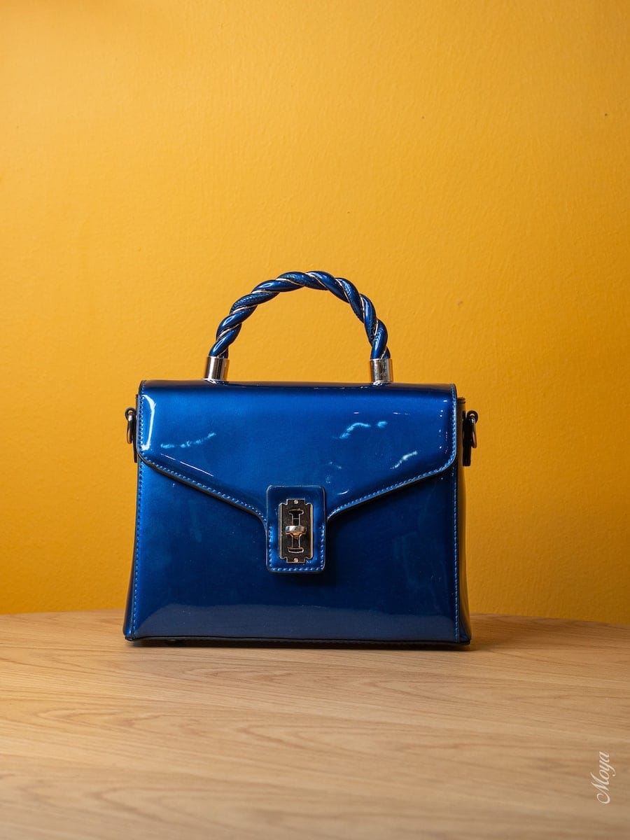 Sac bleu métal