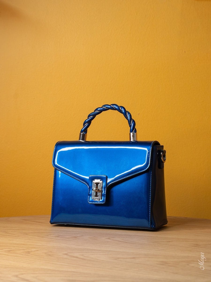 Sac bleu métal