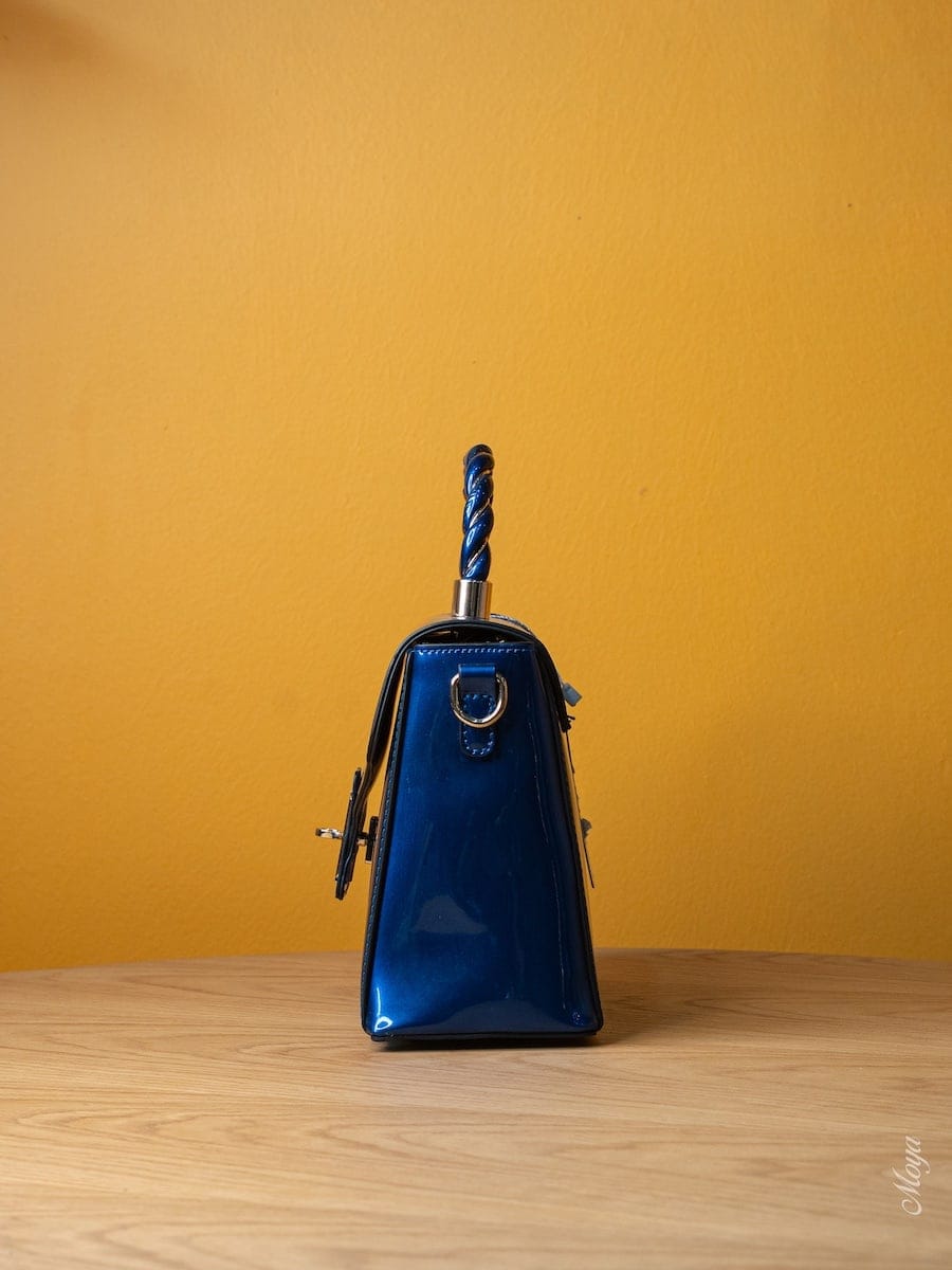 Sac bleu métal
